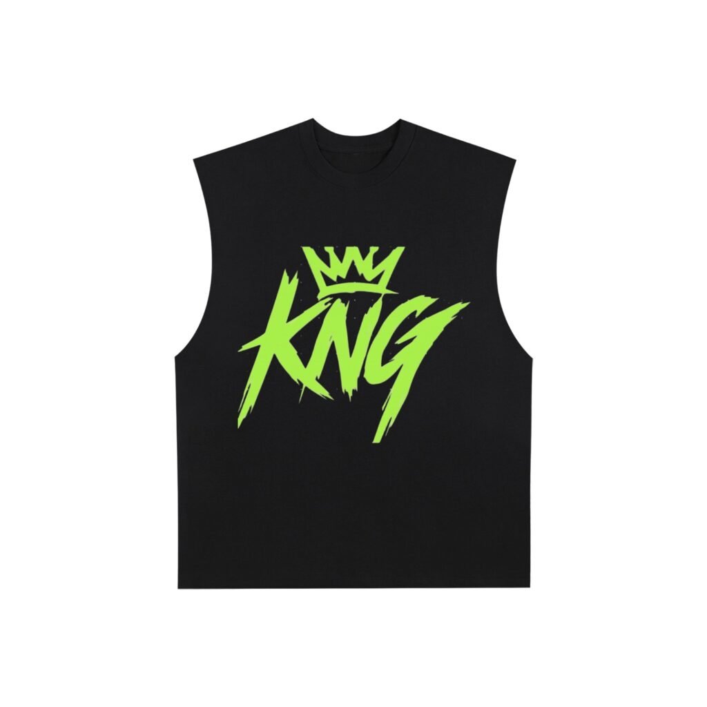 Raw Edge Cotton Tank Top