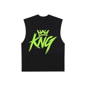 Raw Edge Cotton Tank Top