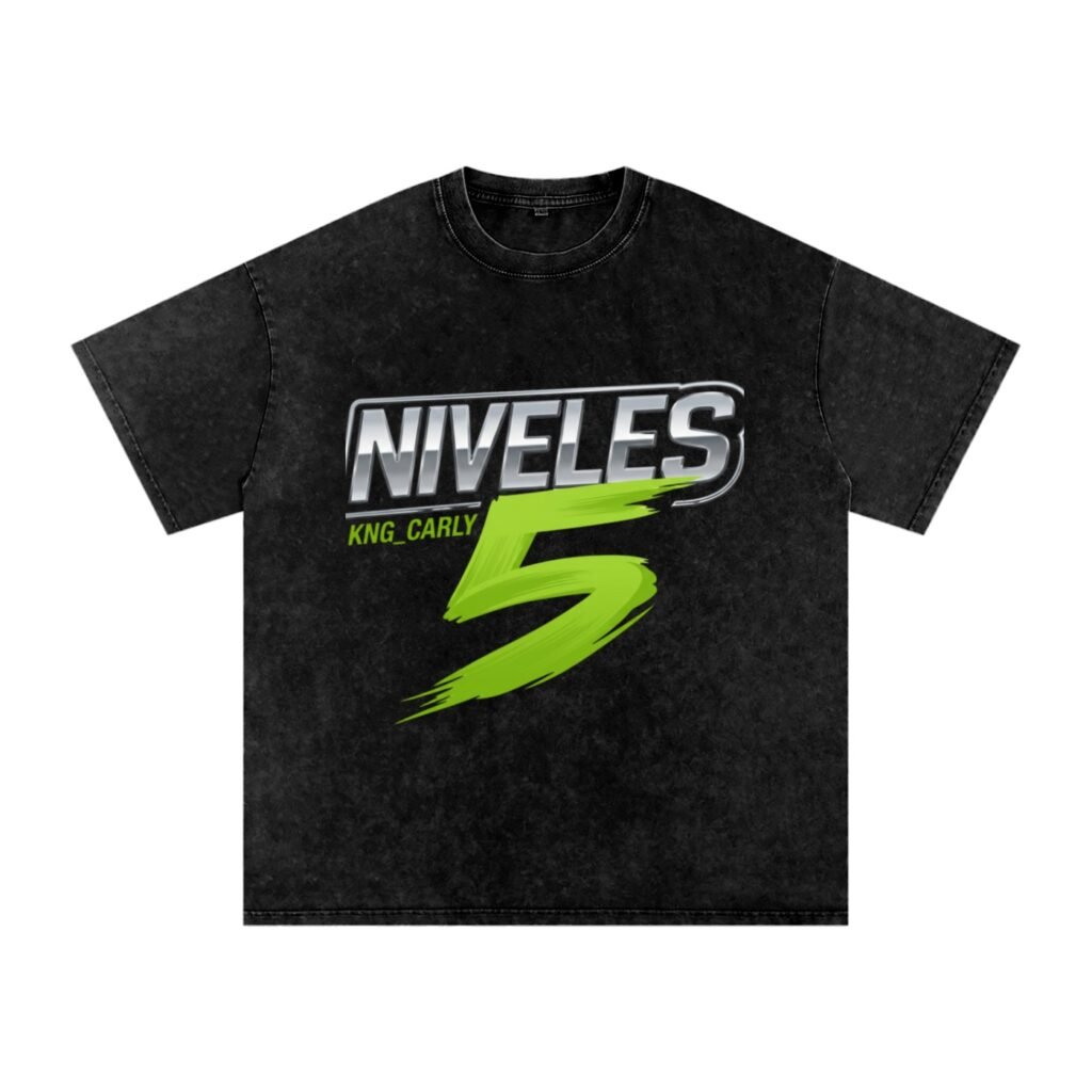 NIVELES- KNG_CARLY  OFFICIAL Snow Washed Oversized Tee