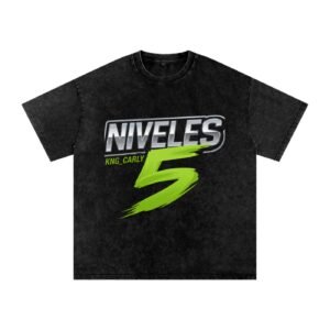 NIVELES- KNG_CARLY  OFFICIAL Snow Washed Oversized Tee