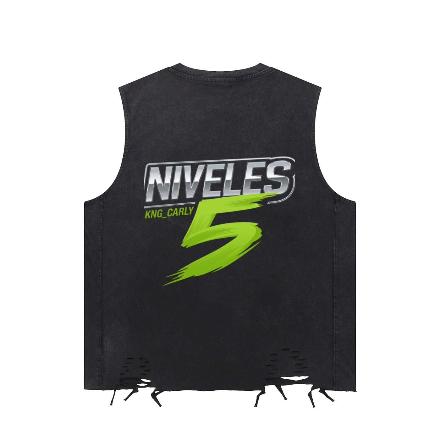 Snow Washed Raw-Hem Tank Top - Image 2